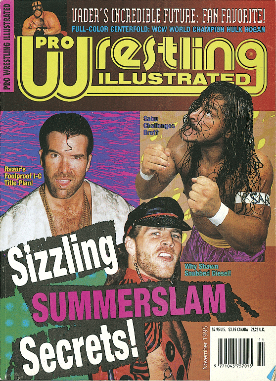 Pro Wrestling Illustrated November 1995 Magazine PWcatalog