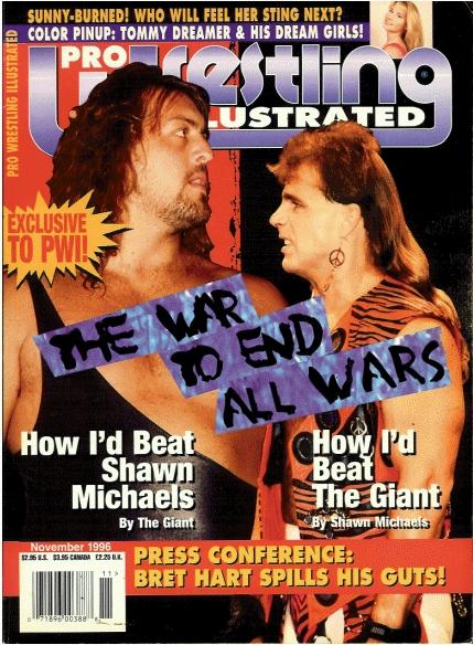 Pro Wrestling Illustrated November 1996 Magazine PWcatalog
