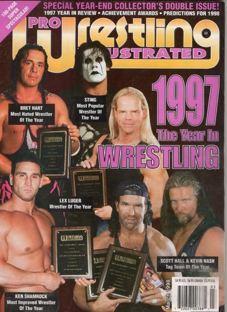 Pro Wrestling Illustrated March 1998 Magazine PWcatalog