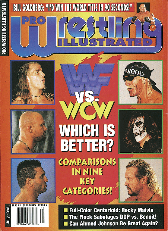 Pro Wrestling Illustrated July 1998 Magazine PWcatalog