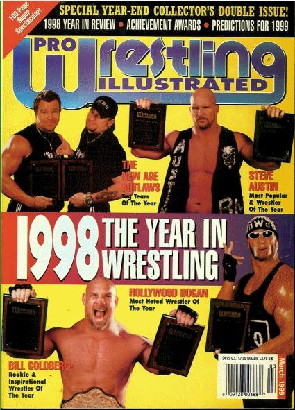 Pro Wrestling Illustrated March 1999 Magazine PWcatalog