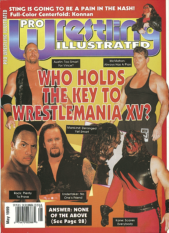 Pro Wrestling Illustrated May 1999 Magazine PWcatalog