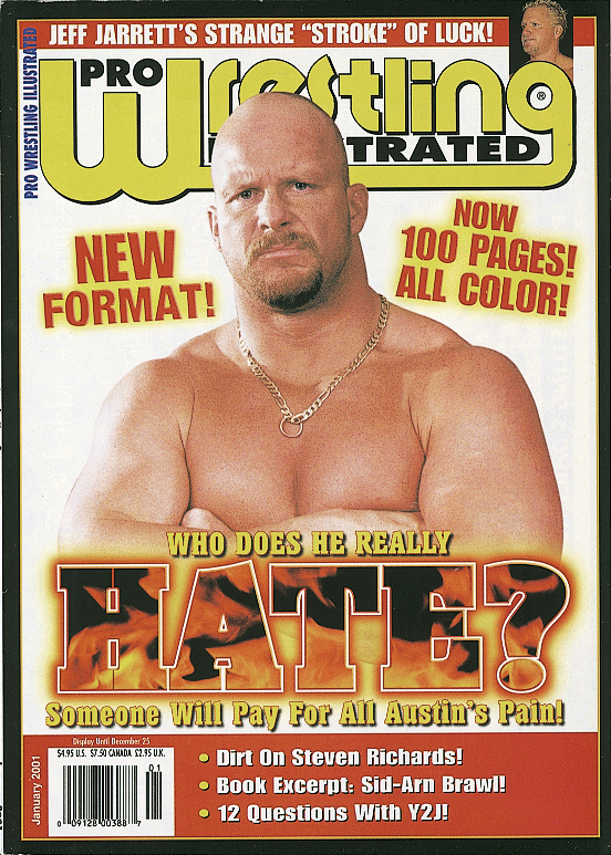 Pro Wrestling Illustrated January 2001 Magazine PWcatalog