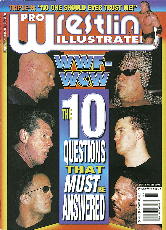 Pro Wrestling Illustrated September 2001 Magazine PWcatalog