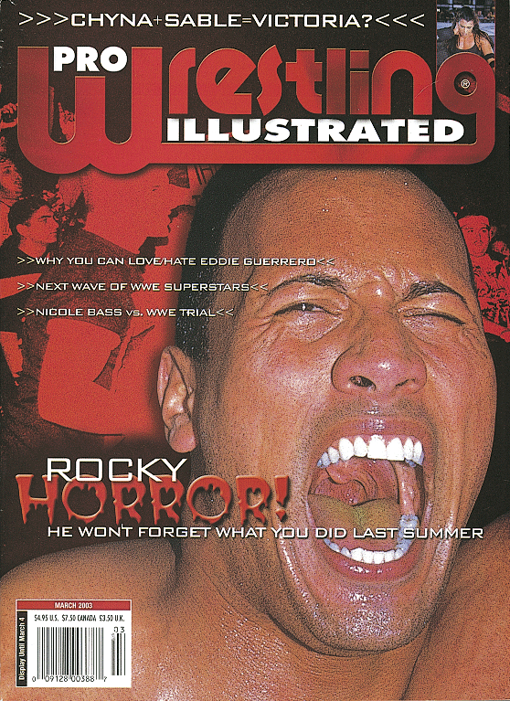 Pro Wrestling Illustrated March 2003 Magazine PWcatalog