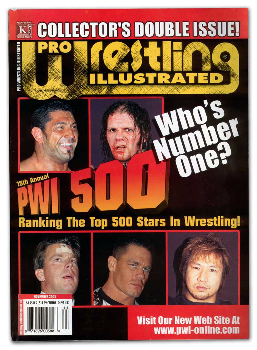 Pro Wrestling Illustrated November 2005 Magazine PWcatalog