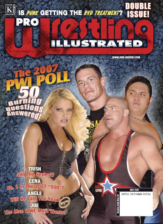 Pro Wrestling Illustrated May 2007 Magazine PWcatalog