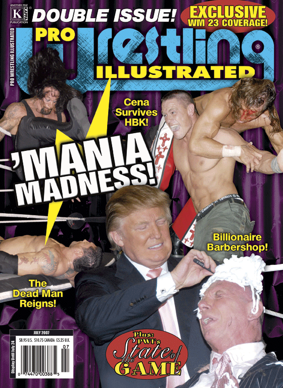 Pro Wrestling Illustrated July 2007 Magazine PWcatalog