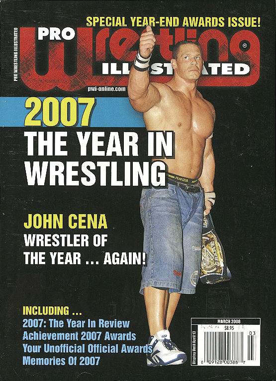 Pro Wrestling Illustrated March 2008 Magazine PWcatalog