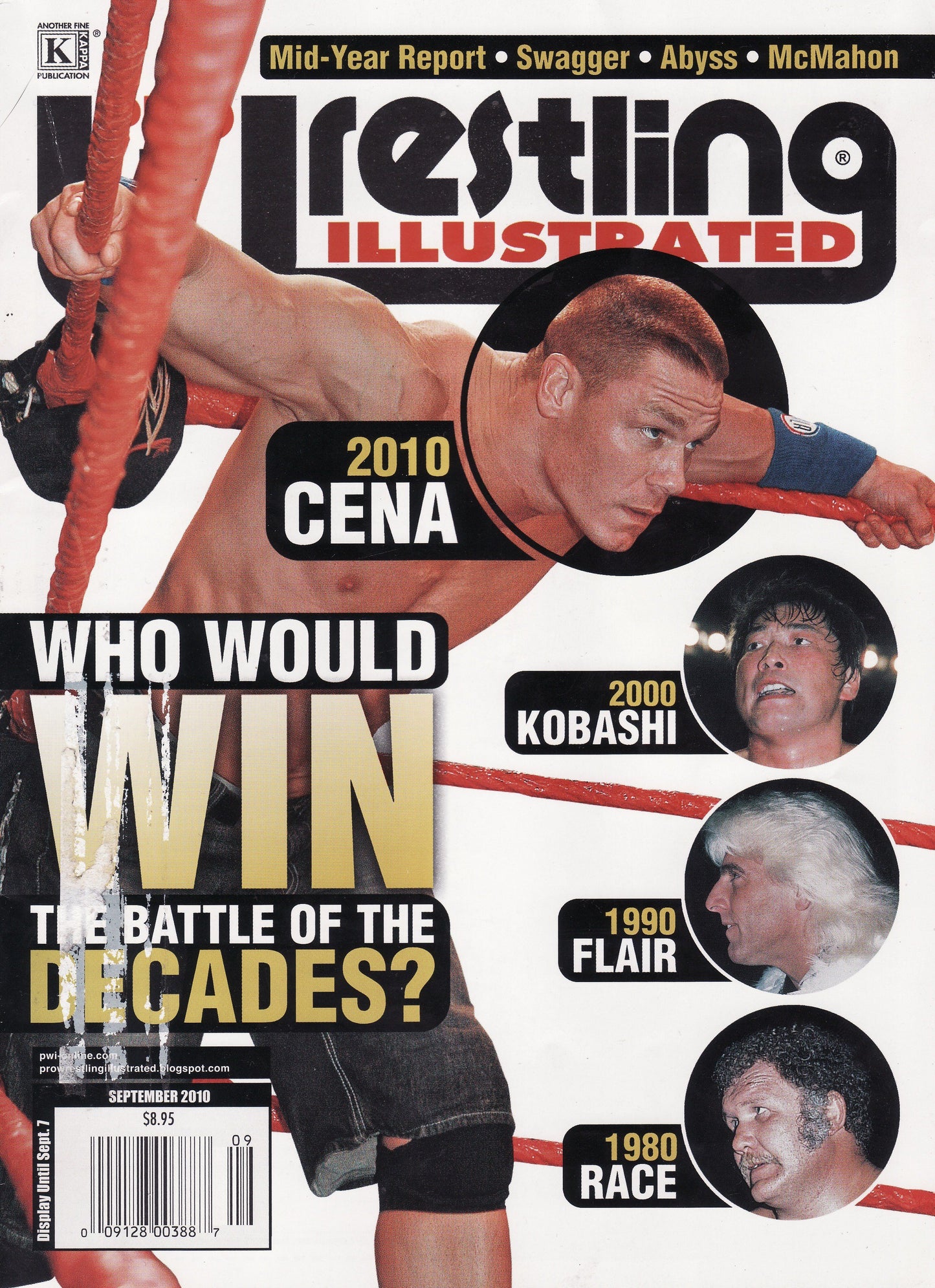 Pro Wrestling Illustrated September 2010 Magazine PWcatalog