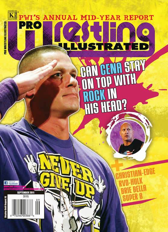Pro Wrestling Illustrated September 2011 Magazine PWcatalog