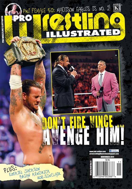 Pro Wrestling Illustrated November 2011 Magazine PWcatalog