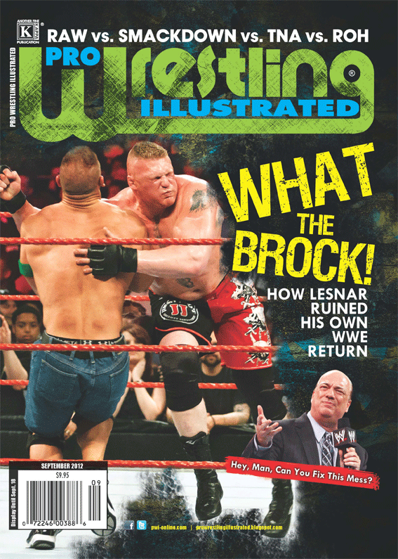 Pro Wrestling Illustrated September 2012 Magazine PWcatalog