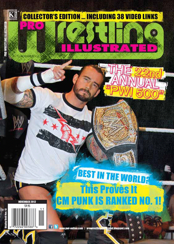 Pro Wrestling Illustrated November 2012 Magazine PWcatalog