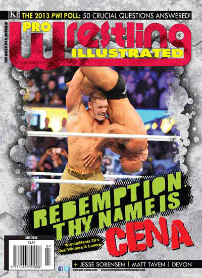 Pro Wrestling Illustrated July 2013 Magazine PWcatalog