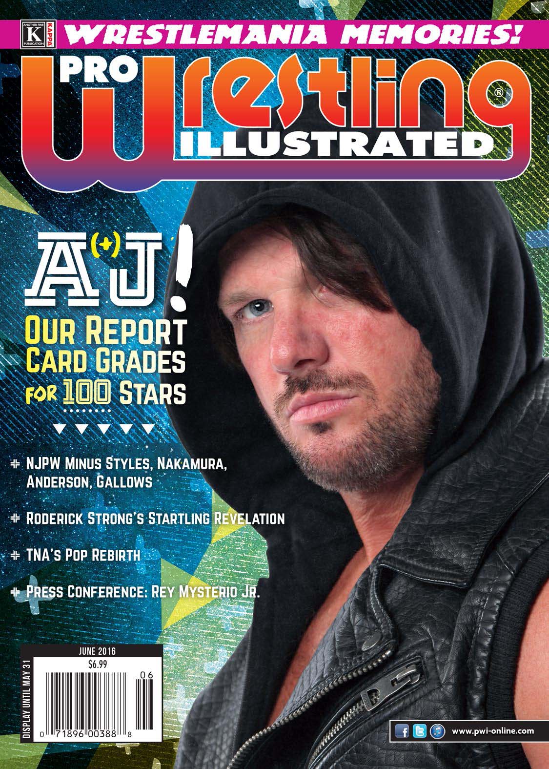 Pro Wrestling Illustrated June 2016 Magazine PWcatalog