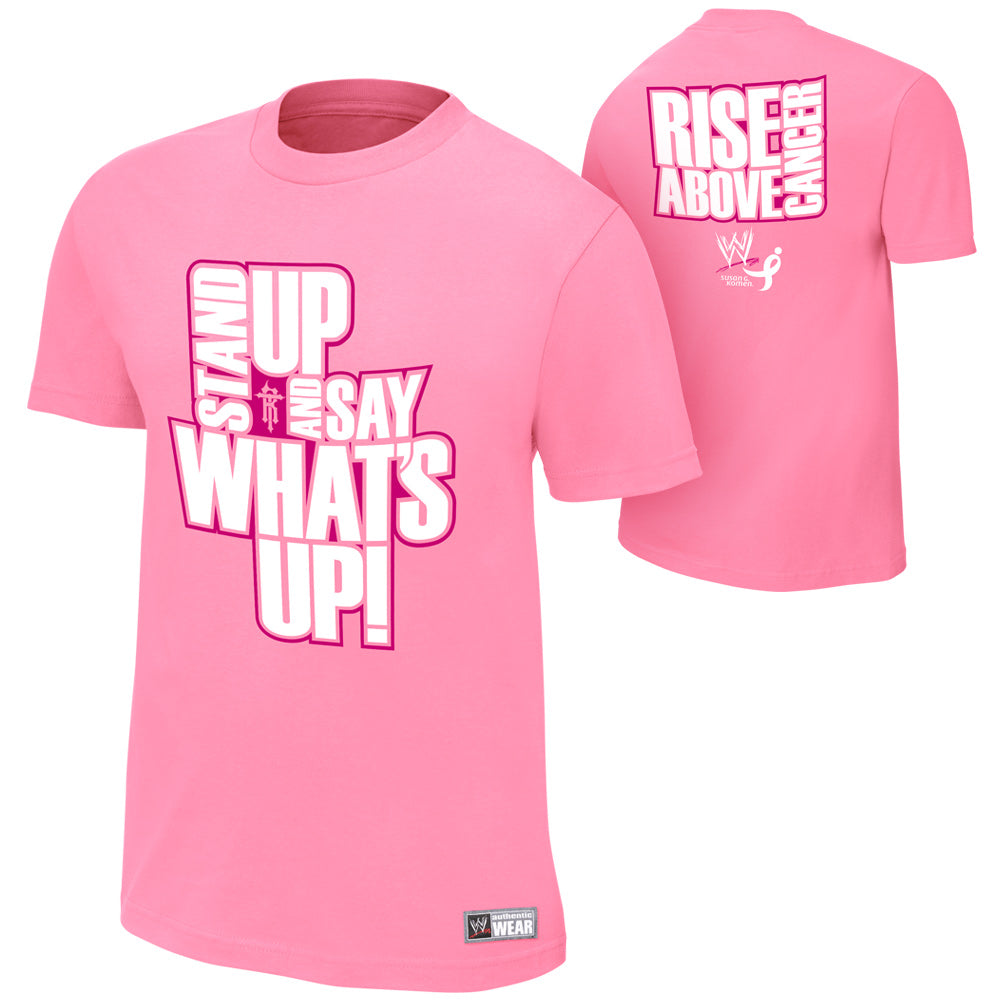R-Truth Rise Above Cancer Pink T-Shirt Pwcatalog