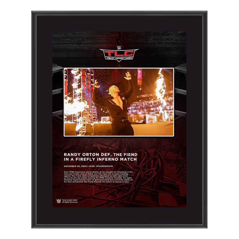 Randy Orton TLC 2020 10x13 Commemorative Plaque Pwcatalog