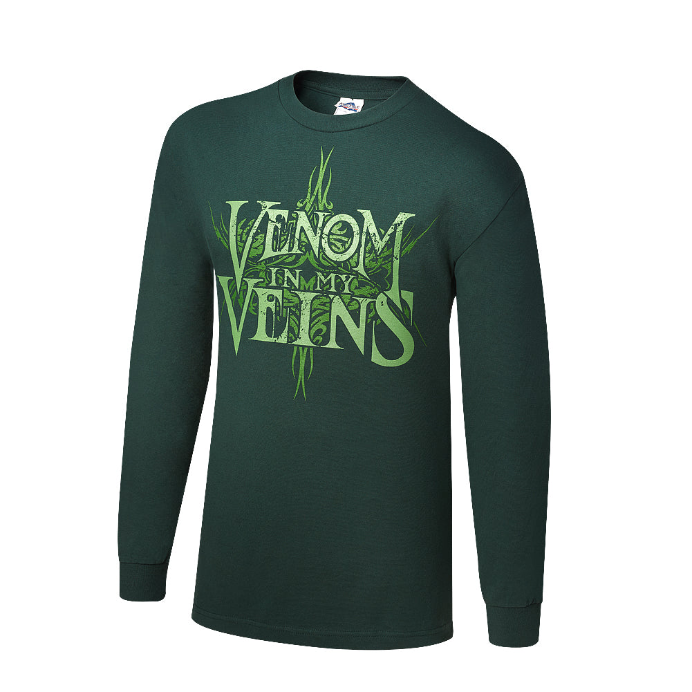 Randy Orton Venom In My Veins Youth Long Sleeve T-Shirt Pwcatalog