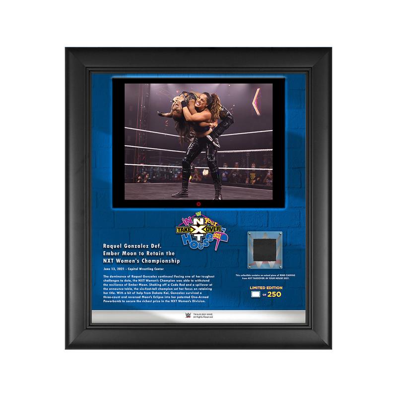 Raquel Gonzalez NXT TakeOver In Your House 2021 15x17 Commemorative Plaque Pwcatalog