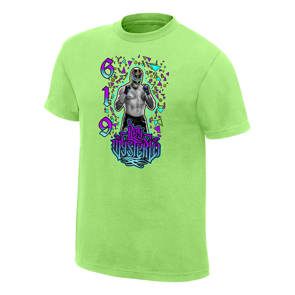 Rey Mysterio 619 Neon Collection Graphic T-Shirt Pwcatalog