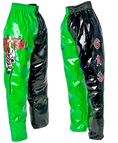 Rey Mysterio Green-Black Youth Replica Pants Pwcatalog