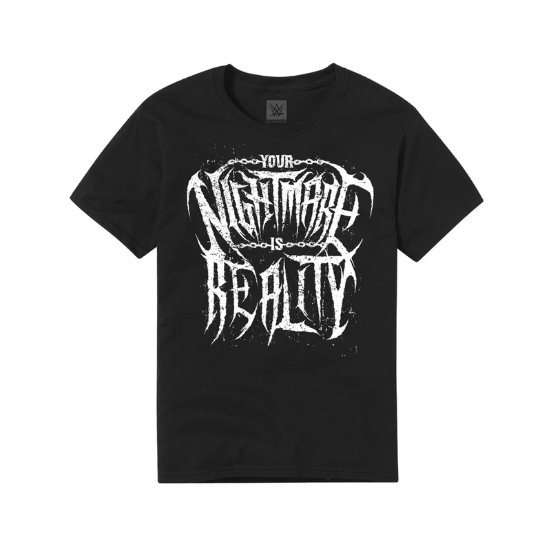 Rhea Ripley Your Nightmare is Reality Youth Authentic T-Shirt Pwcatalog