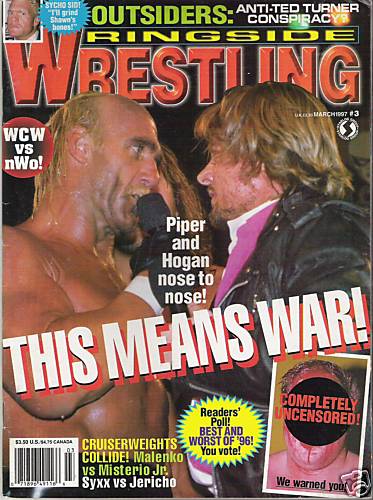 Ringside Wrestling March 1997 Magazine PWcatalog