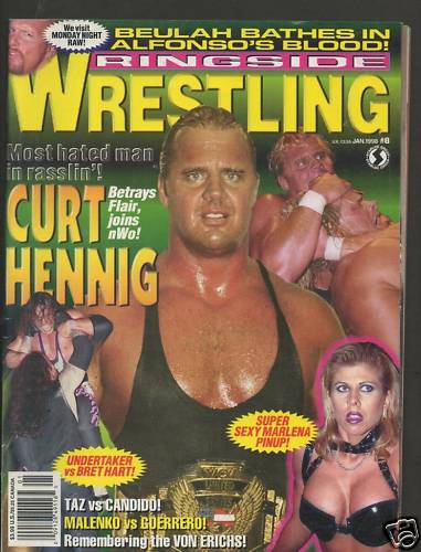 Ringside Wrestling January 1998 Magazine PWcatalog