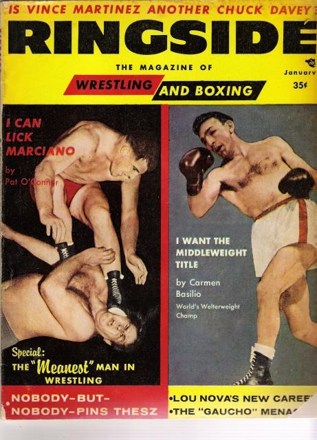 Ringside January 1950 Magazine PWcatalog