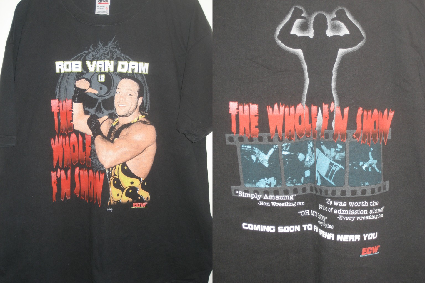 Rob Van Dam Whole F'N Show T-Shirt Pwcatalog