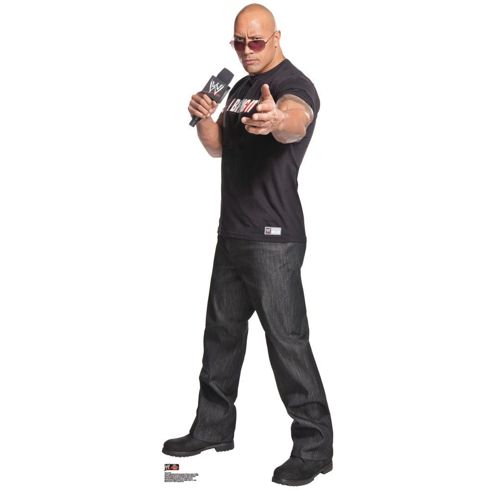 The Rock I Bring It Standee Pwcatalog