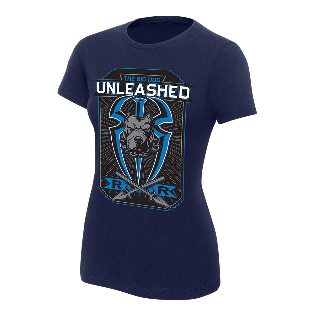 Roman Reigns Big Dog Unleashed Women's Authentic T-Shirt Pwcatalog