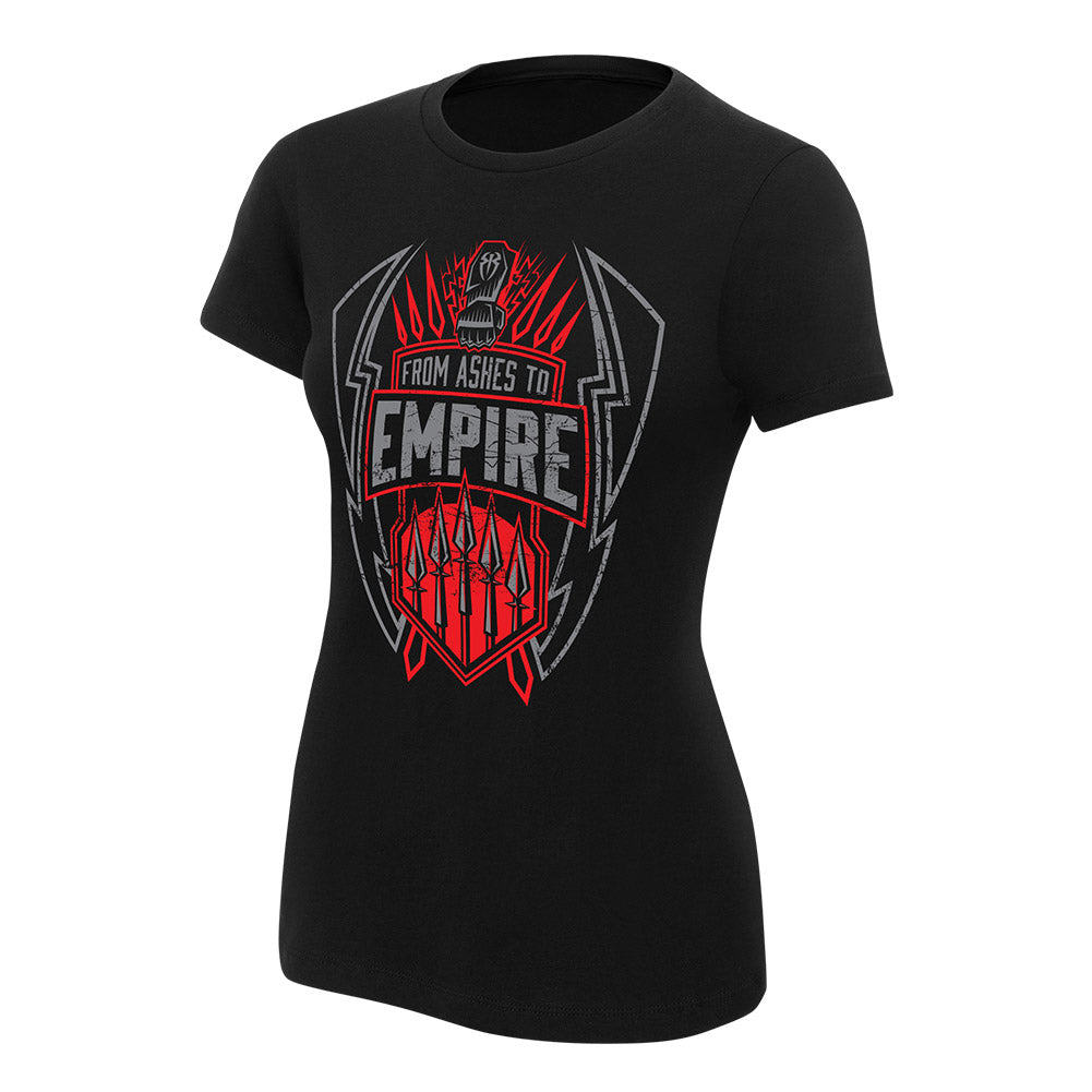 Roman Reigns From Ashes to Empire Women's Authentic T-Shirt Pwcatalog