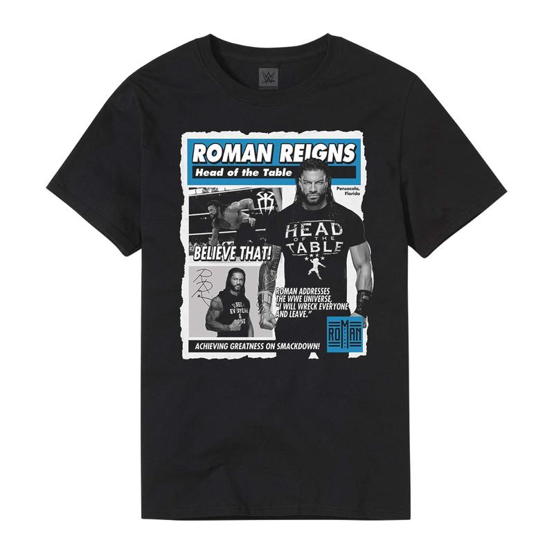 Roman Reigns Headliner Graphic T-Shirt Pwcatalog