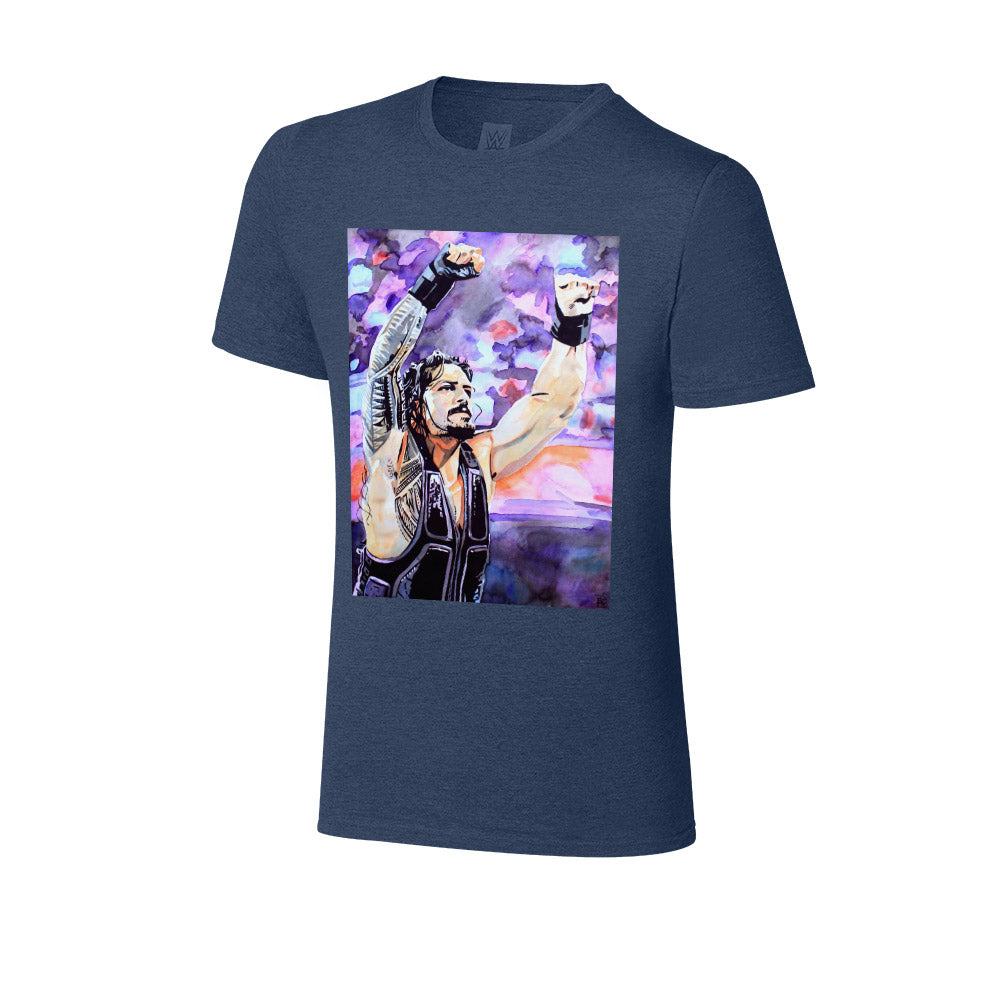 Roman Reigns Rob Schamberger Artwork T-Shirt Pwcatalog