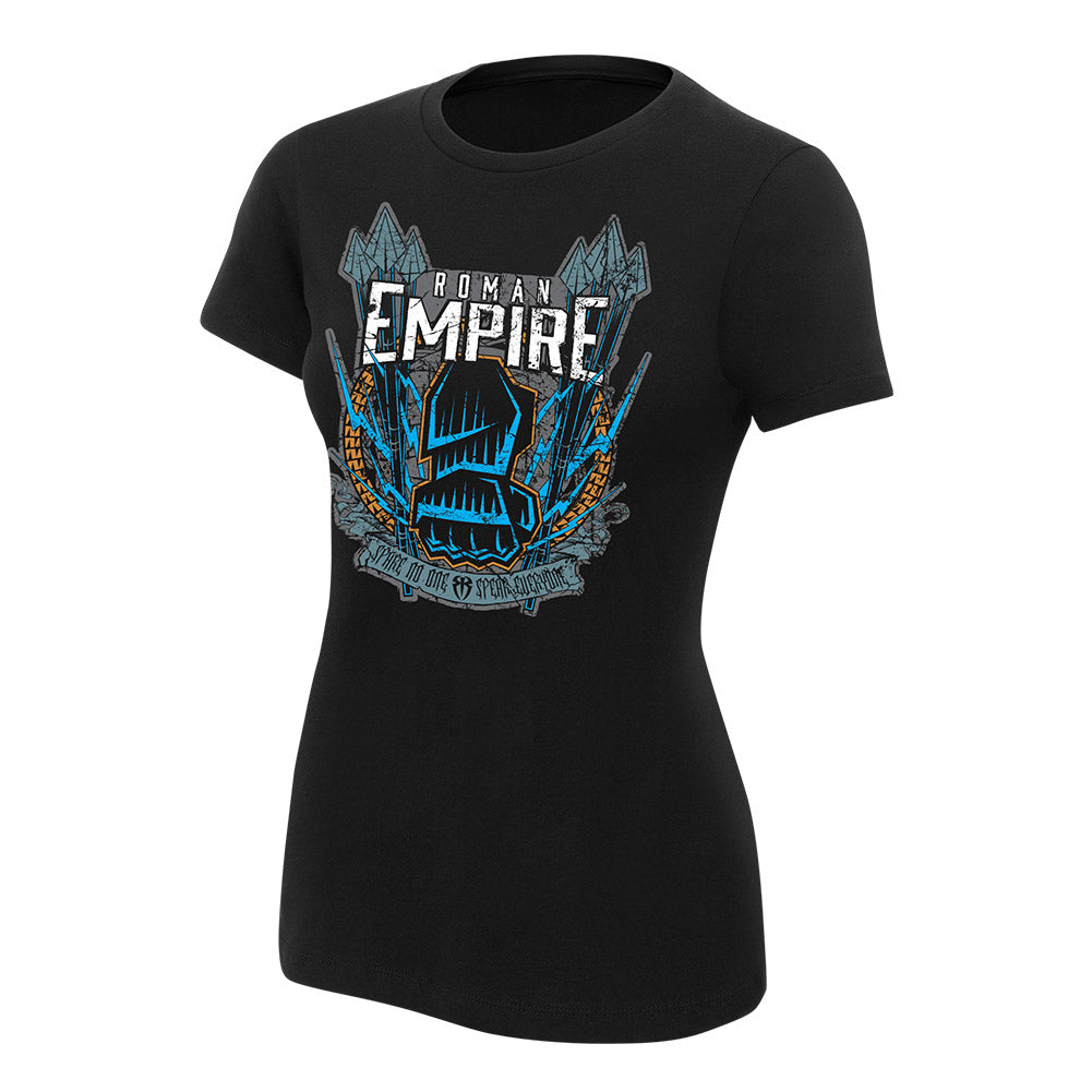 Roman Reigns Spare No One, Spear Everyone Women's Authentic T-Shirt Pwcatalog