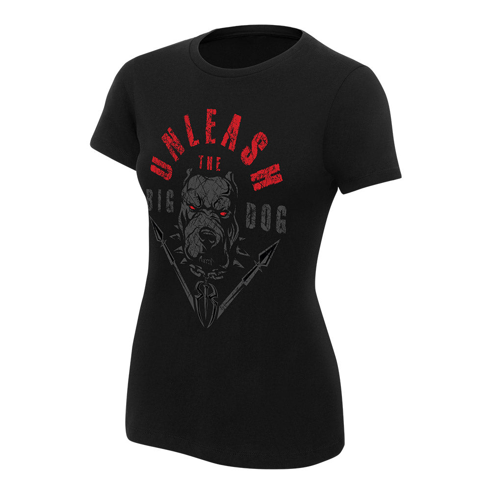 Roman Reigns Unleash The Big Dog Women's Authentic T-Shirt Pwcatalog