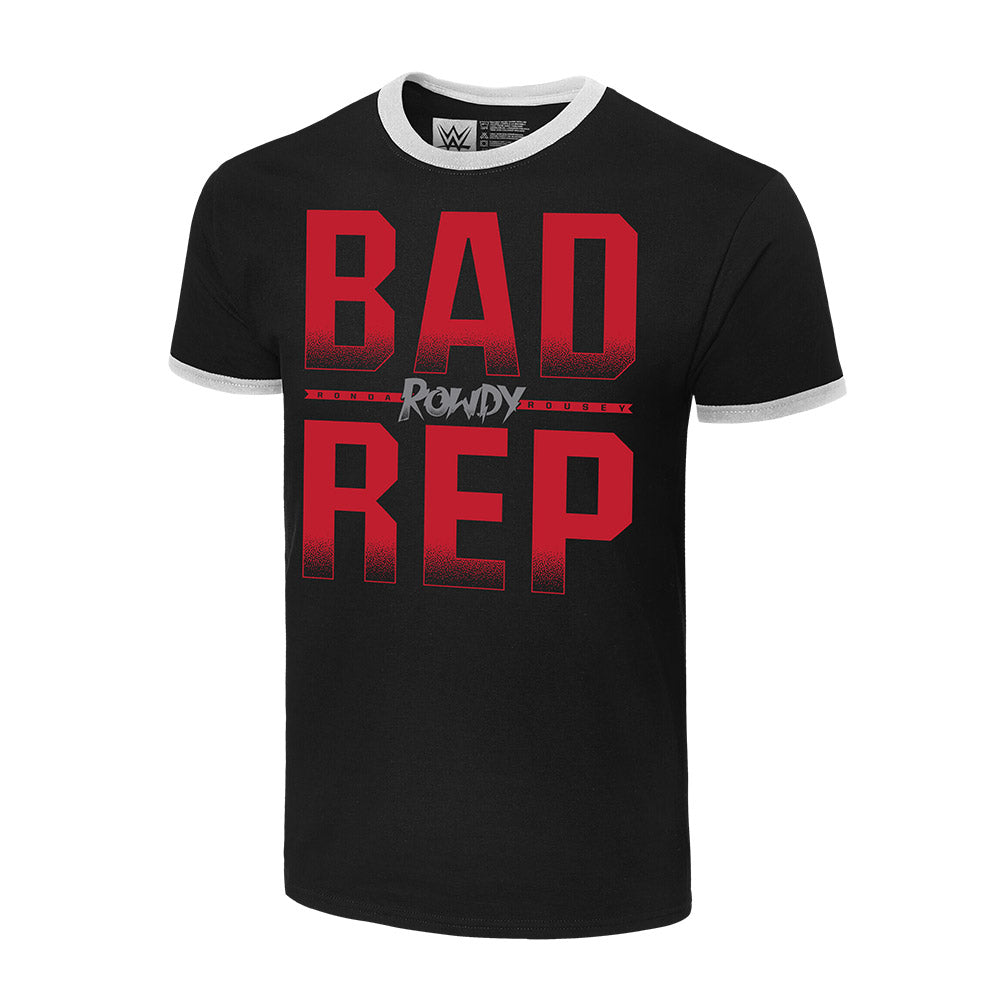 Ronda Rousey Bad Rep Authentic T-Shirt Pwcatalog