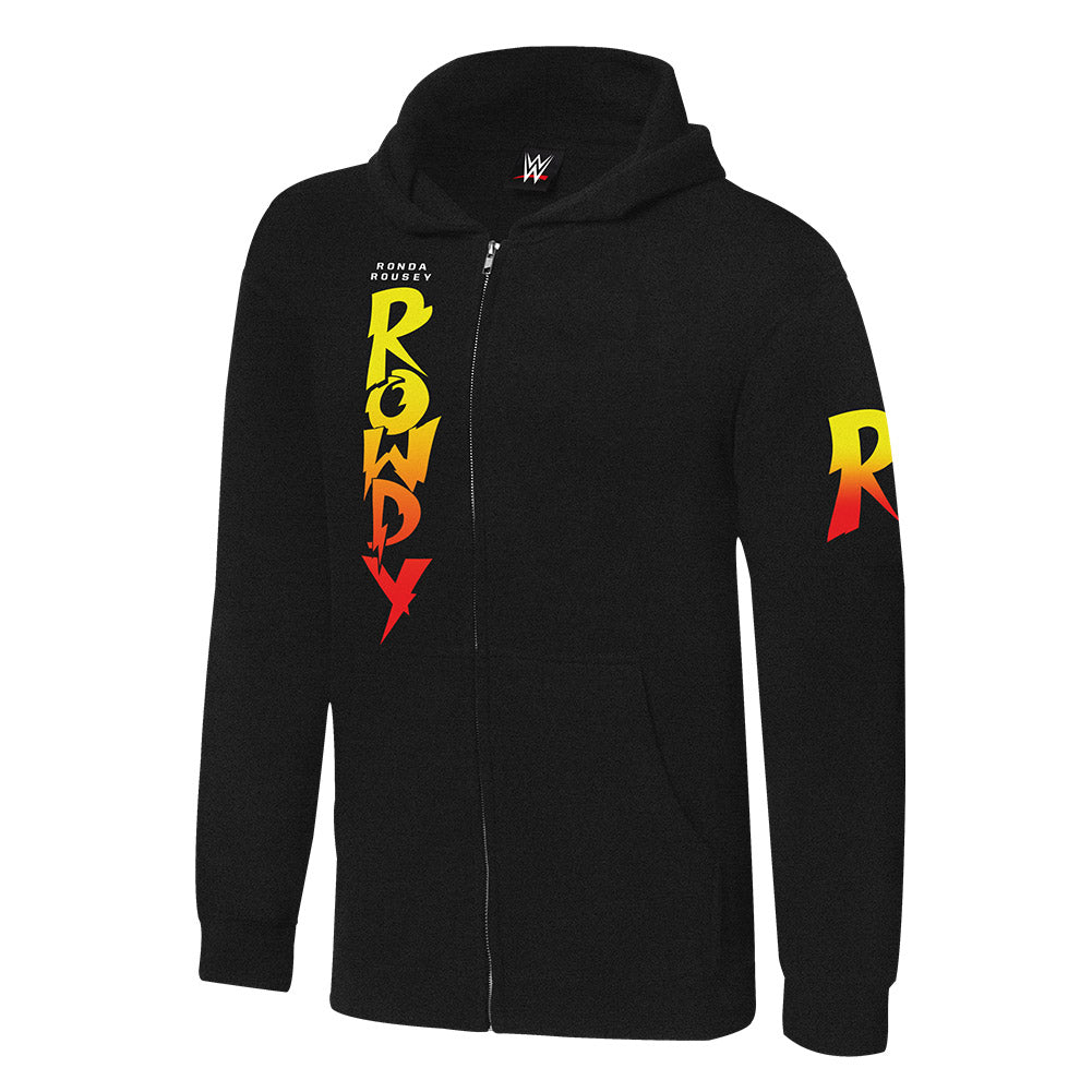 Ronda Rousey Baddest on the Planet Youth Full Zip Hoodie Sweatshirt Pwcatalog