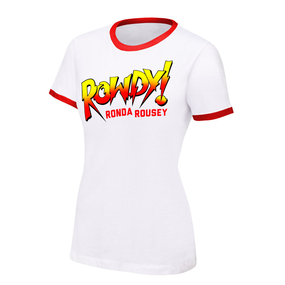 Ronda Rousey Rowdy Ronda Rousey Women's Authentic T-Shirt Pwcatalog
