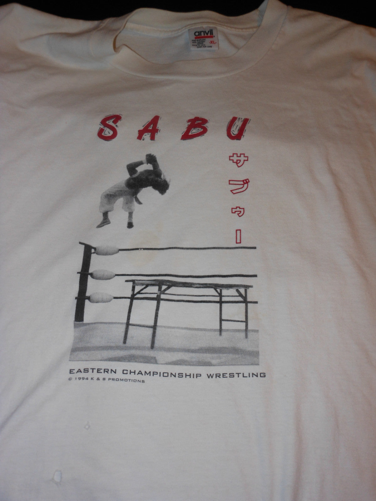 Sabu White T-Shirt Pwcatalog