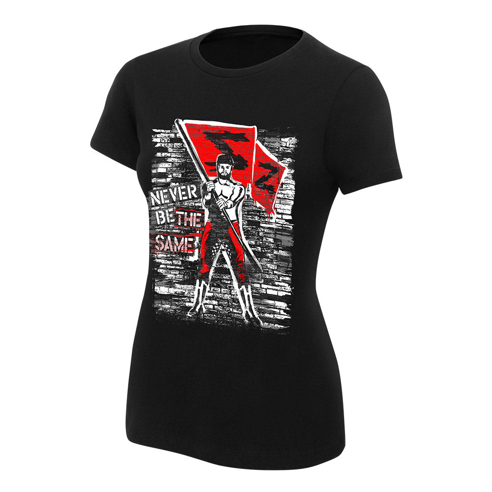 Sami Zayn Never Be the Same Women's Authentic T-Shirt Pwcatalog