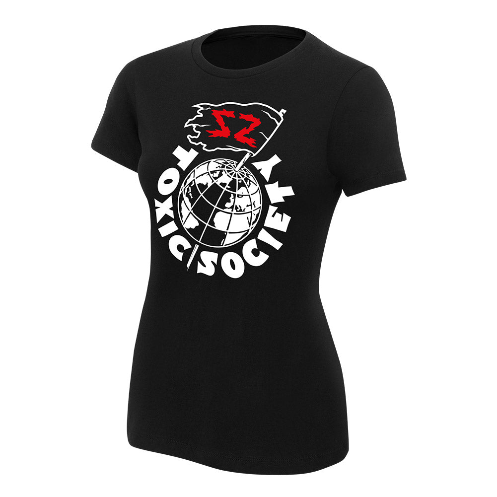 Sami Zayn Toxic Society Women's Authentic T-Shirt Pwcatalog
