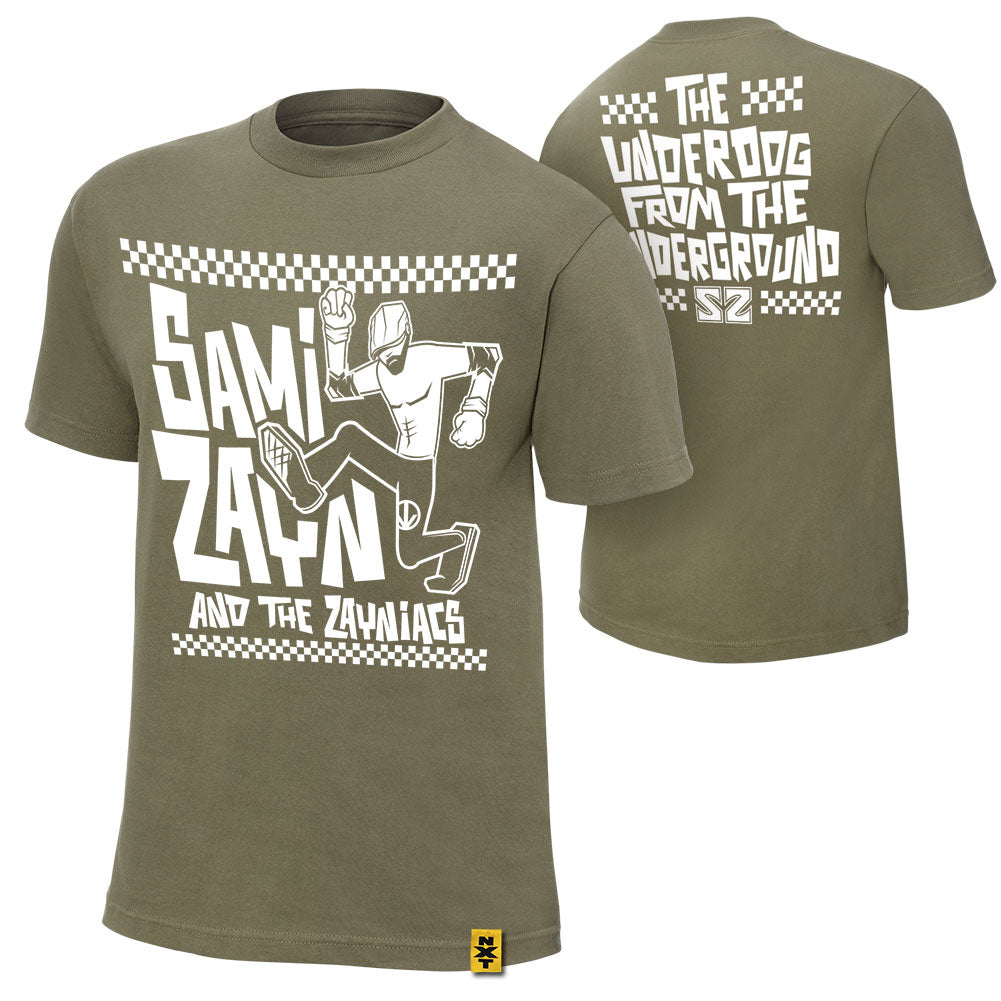 Sami Zayn Underdog From The Underground Authentic T-Shirt Pwcatalog