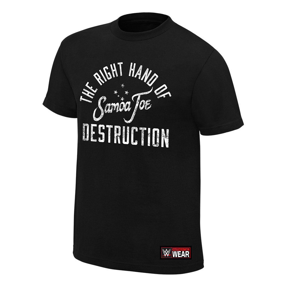 Samoa Joe The Right Hand of Destruction Youth Authentic T-Shirt Pwcatalog
