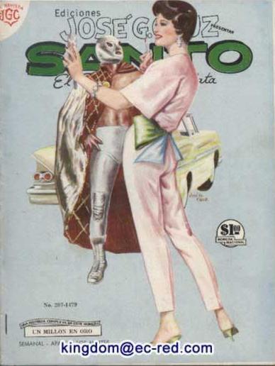 Santo El Enmascarado de Plata Vol 207 Magazines & Newspapers PWcatalog