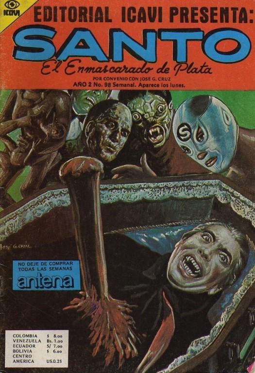 Santo El Enmascarado de Plata Vol 98 Magazines & Newspapers PWcatalog