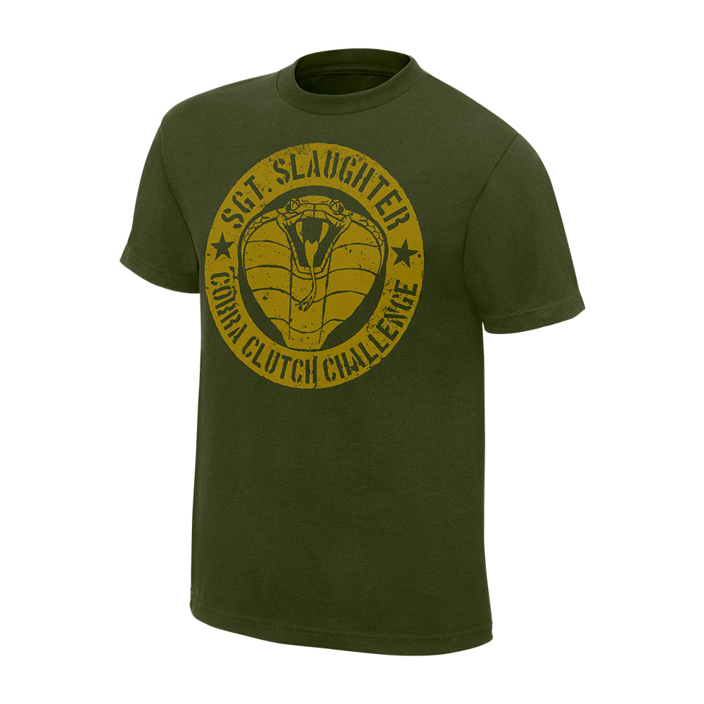 Sargeant Slaughter Cobra Clutch Challenge Legends T-Shirt Pwcatalog