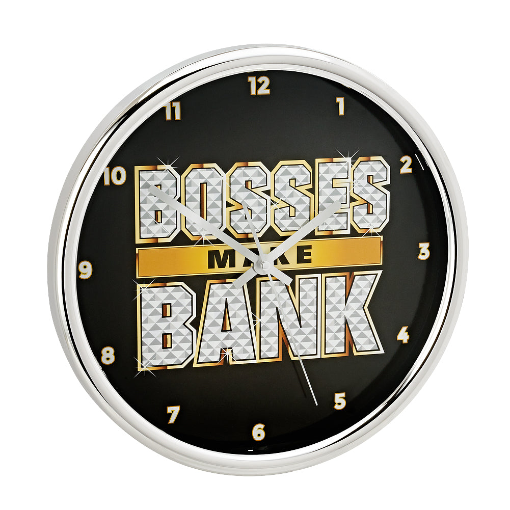 Sasha Banks 12 Chrome Wall Clock Pwcatalog